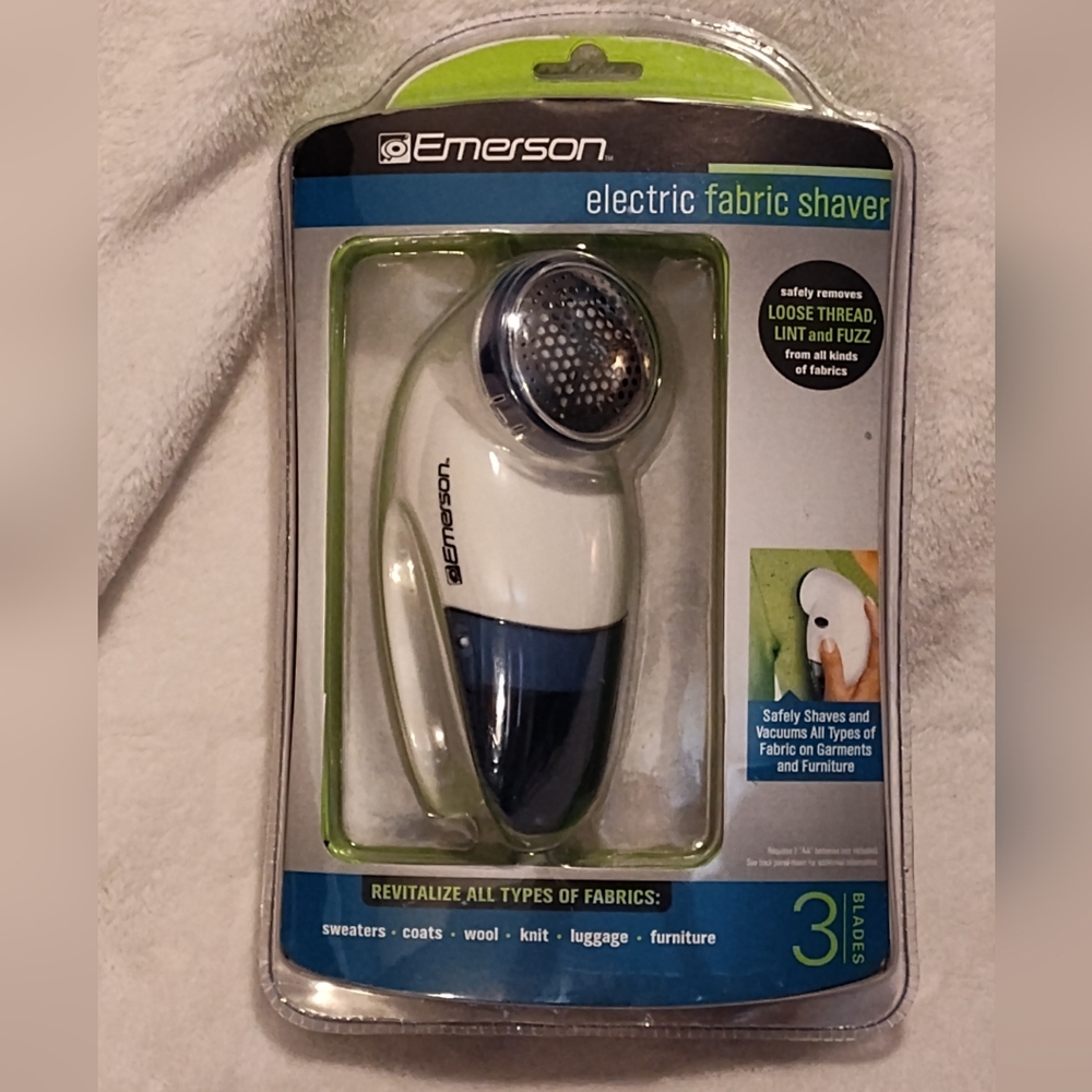 NEW! EMERSON Electric Fabric Shaver